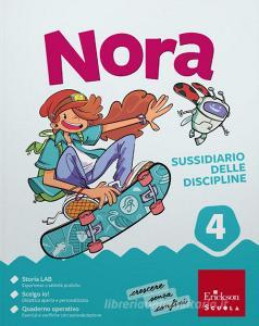 Copertina di NORA UN SALTO NELLE DISCIPLINE.PACK ANTR + SCIENT CL 4.CON EBOOK E ESP